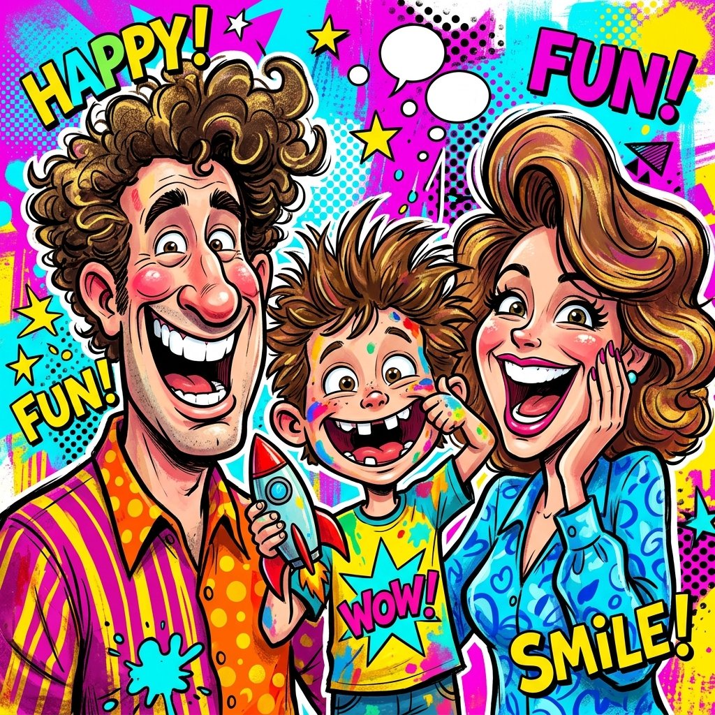 Custom Caricature Hero